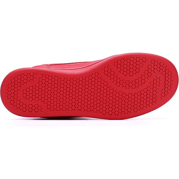 Ubfen Women's Red Hidden Wedges Platform Heel High Top Casual Sports Sneakers - Picture 6 of 8